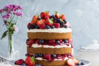 Luscious Vegan Vanilla Berry Jam Cake