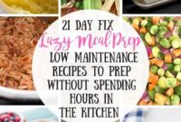 Quick & Easy 21 Day Fix Meal Prep