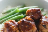 Asian Glazed Chicken Meatballs