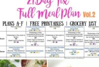 21 Day Fix Meal Plan Vol. 2: Every Meal, Every Bracket, Plus Free Printables