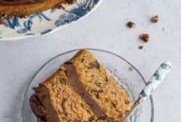 Naturally Sweetened Vegan Maple Pecan Cake with Rich Cashew Chocolate Frosting