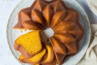 Sun-Kissed Vegan Mango Bundt Cake
