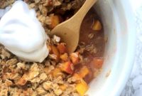 Easy Instant Pot Peach Crisp