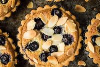 Decadent Vegan Blueberry Frangipane Tarts