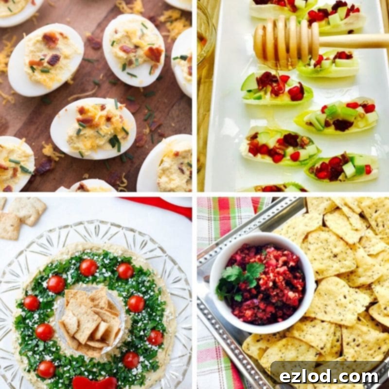 A vibrant selection of gluten-free chilled appetizers, including deviled eggs, fruit salad, and hummus bites, perfect for refreshing party snacks.