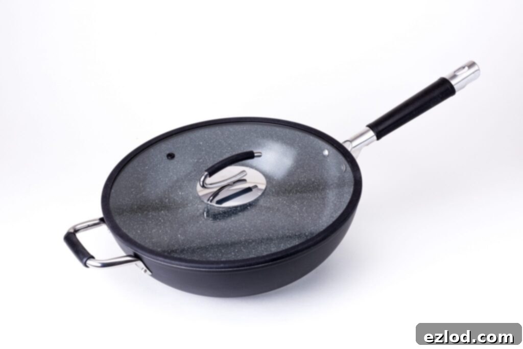 The Mealthy CrispLid attachment on top of an Instant Pot, showing its air frying capability.