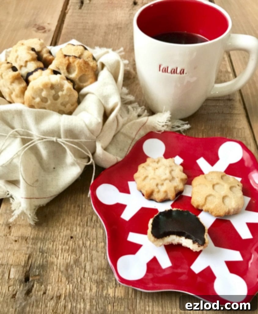 Easy Chocolate Macaroons - a perfect gluten-free, dairy-free, and allergy-friendly holiday cookie.