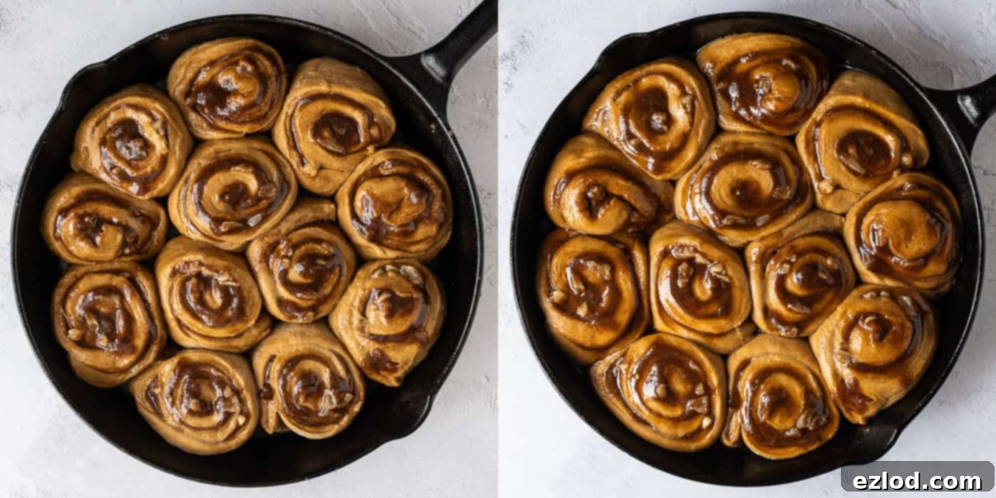 step 6 - letting the buns rise