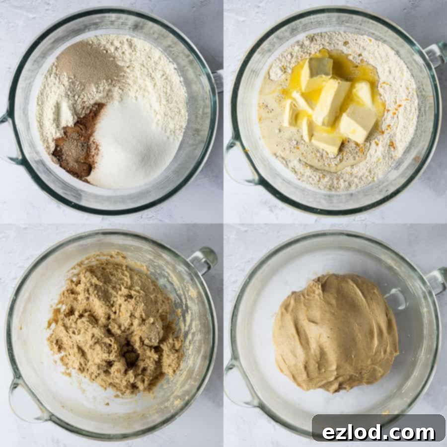 step 2 - making the dough