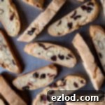 vegan biscotti on a metal background.