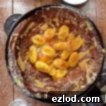 Spiced Chocolate Dutch Baby with Caramelized Bananas and Peanut Butter Drizzle 1 Spiced Chocolate Dutch Baby Pancake with Caramelised Bananas and Peanut Butter