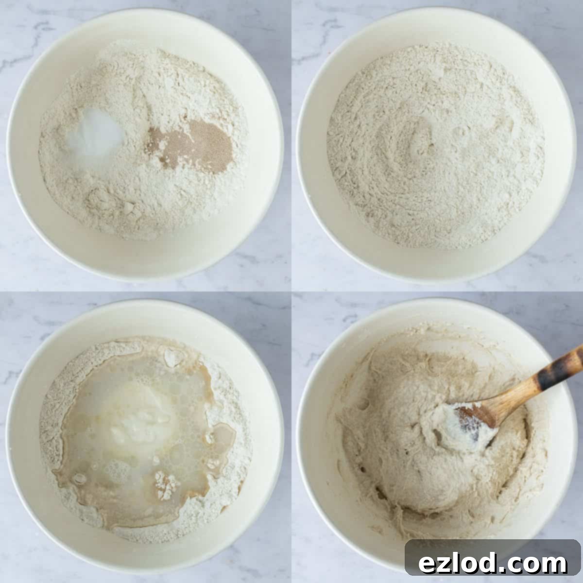 step 1 - making the dough