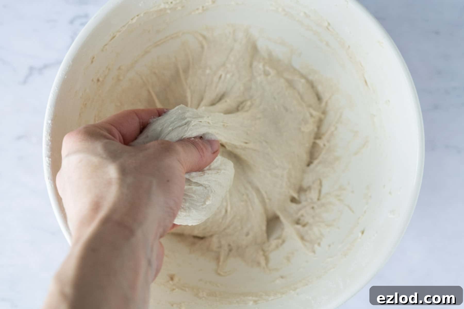 step 2 - kneading the dough