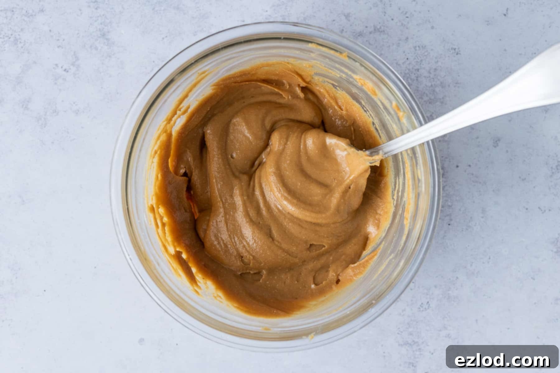 Step 1 - making the peanut butter mixture.