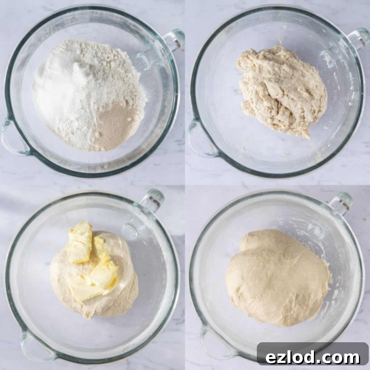 step 1 - making the dough