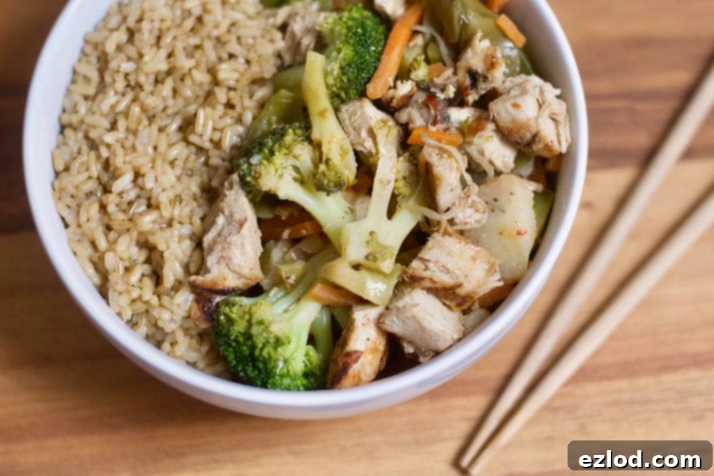 21 Day Fix Chicken and Veggie Stir Fry - A colorful and healthy meal