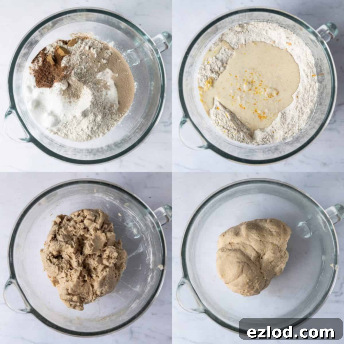 Step 1 - making the dough.