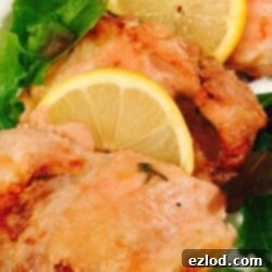 Baked Lemon Garlic Chicken Thighs {21 Day Fix} - Recipe on ConfessionsOfaFitFoodie.com