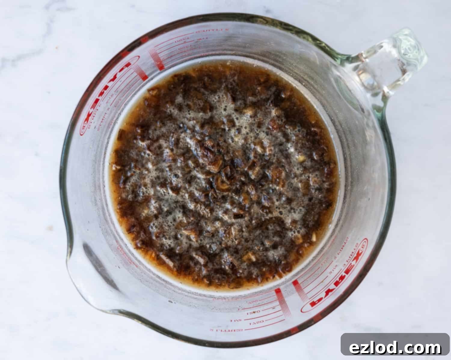 Step 1 - soaking the dates.