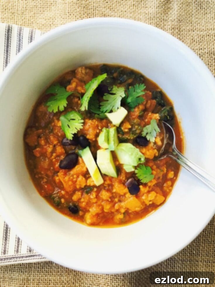 Sweet Potato and Black Bean Chili