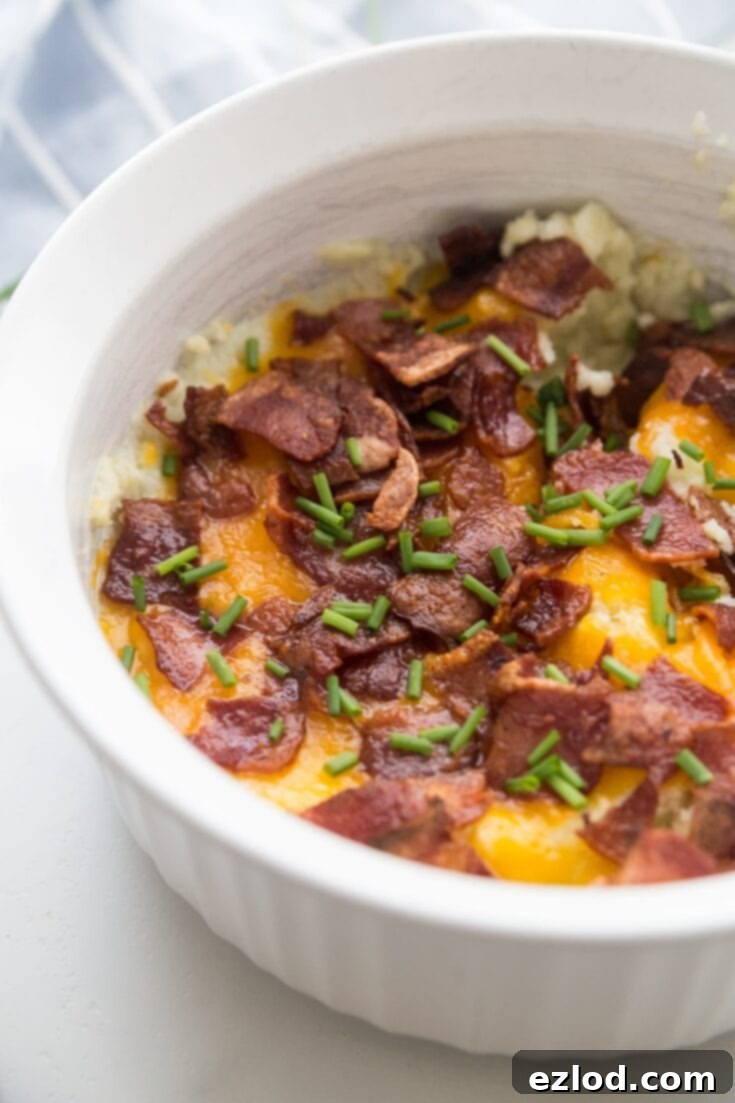 Instant Pot Loaded Cauliflower Mash