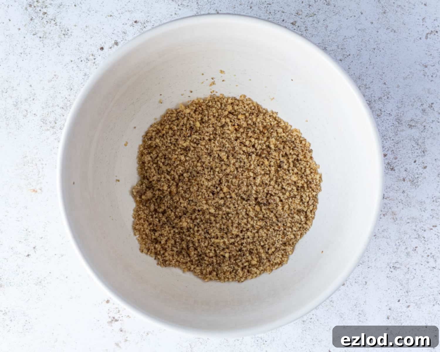 step 2 - the ground walnuts.
