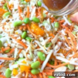 Honey Ginger Vinaigrette close up
