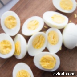 Perfectly cooked hard boiled eggs in an Instant Pot