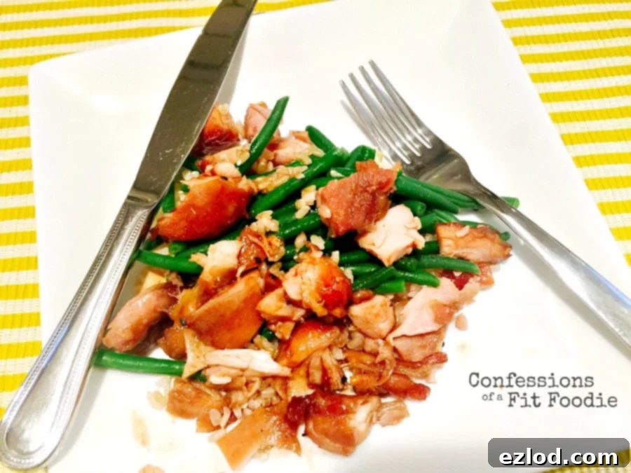21 day fix honey Asian chicken cooked and ready to serve