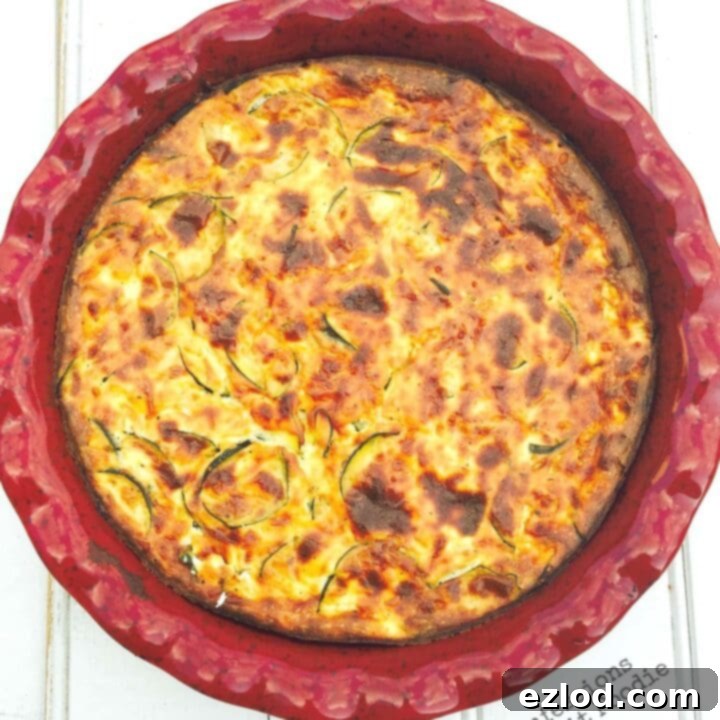 Crustless Zucchini Quiche