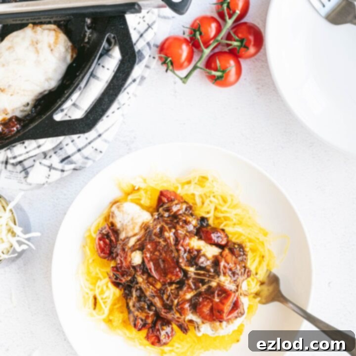 One Skillet Caprese Chicken