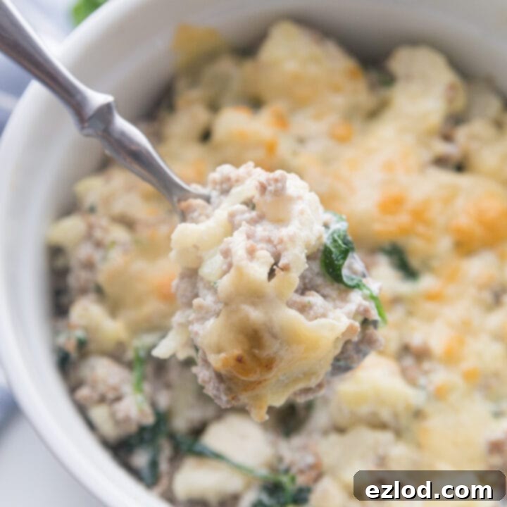 Sausage and Cauliflower Casserole
