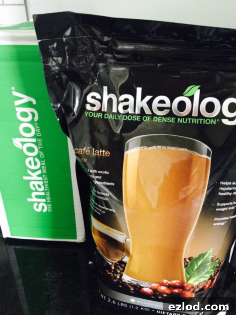A delicious bowl of Cafe Latte Shakeology Whipped Ricotta dessert, garnished with cocoa powder and cinnamon, ready to be enjoyed as a healthy Tiramisu alternative.