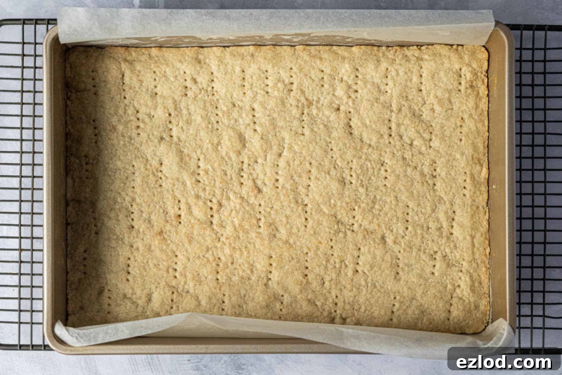 step 4, the baked base.