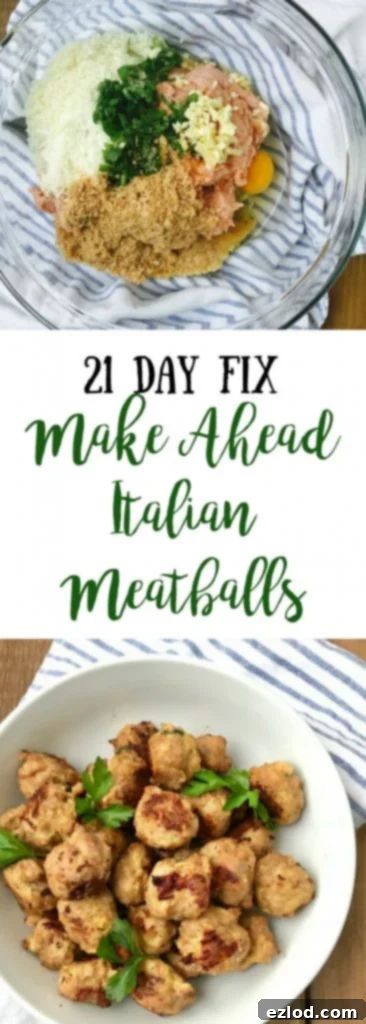 21 Day Fix Make Ahead Meatballs | Confessions of a Fit Foodie