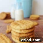 Mediterranean Sesame Shortbread 1 Small Stack of Tahini Biscuits