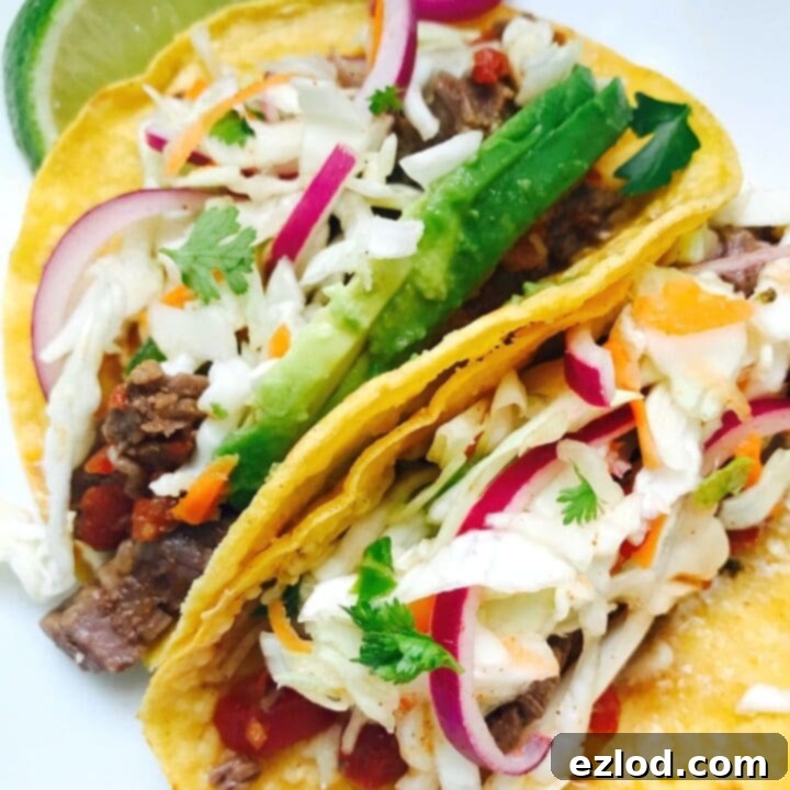 Instant Pot Flank Steak Tacos