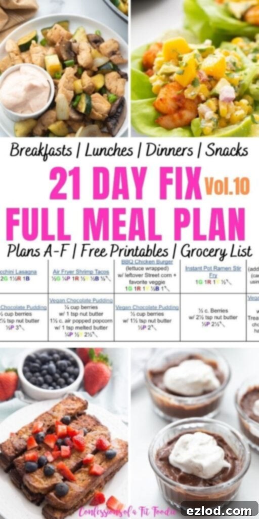 Delicious and healthy summer meal spread for 21 Day Fix