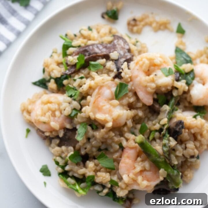 Shrimp Risotto with Lemon and Parmesan