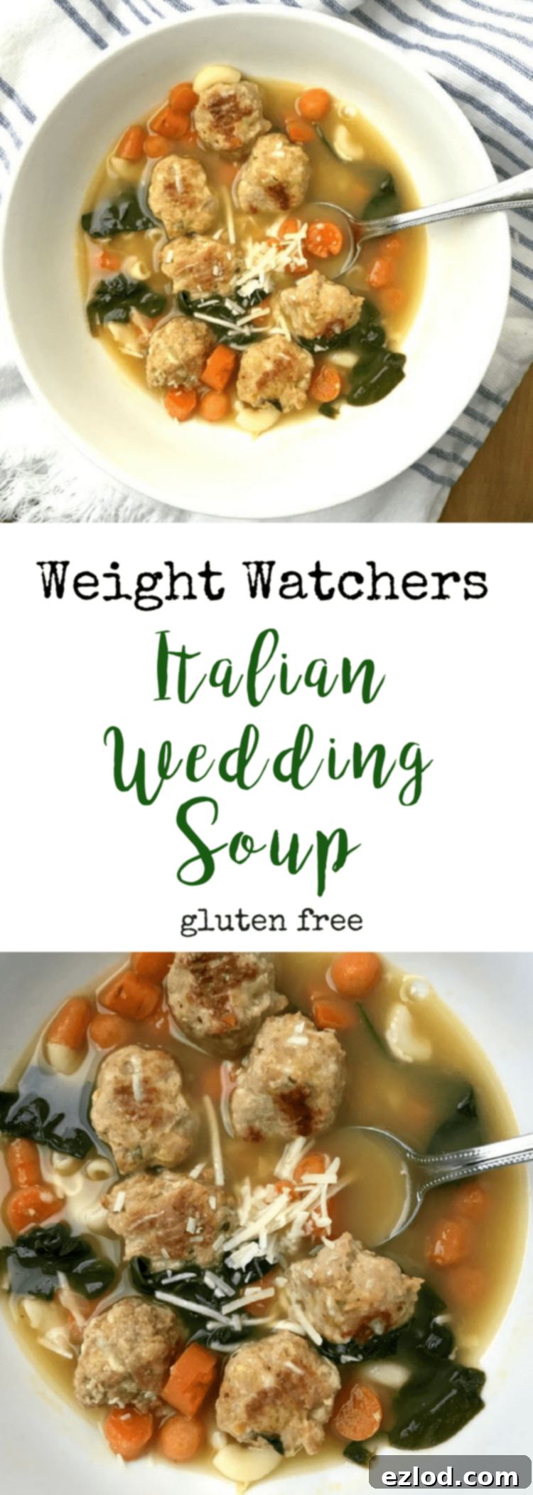 Pin this Easy Italian Wedding Soup Recipe for later
