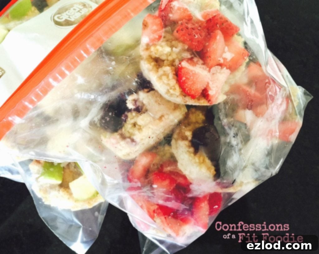 Frozen steel cut oats in a muffin tin