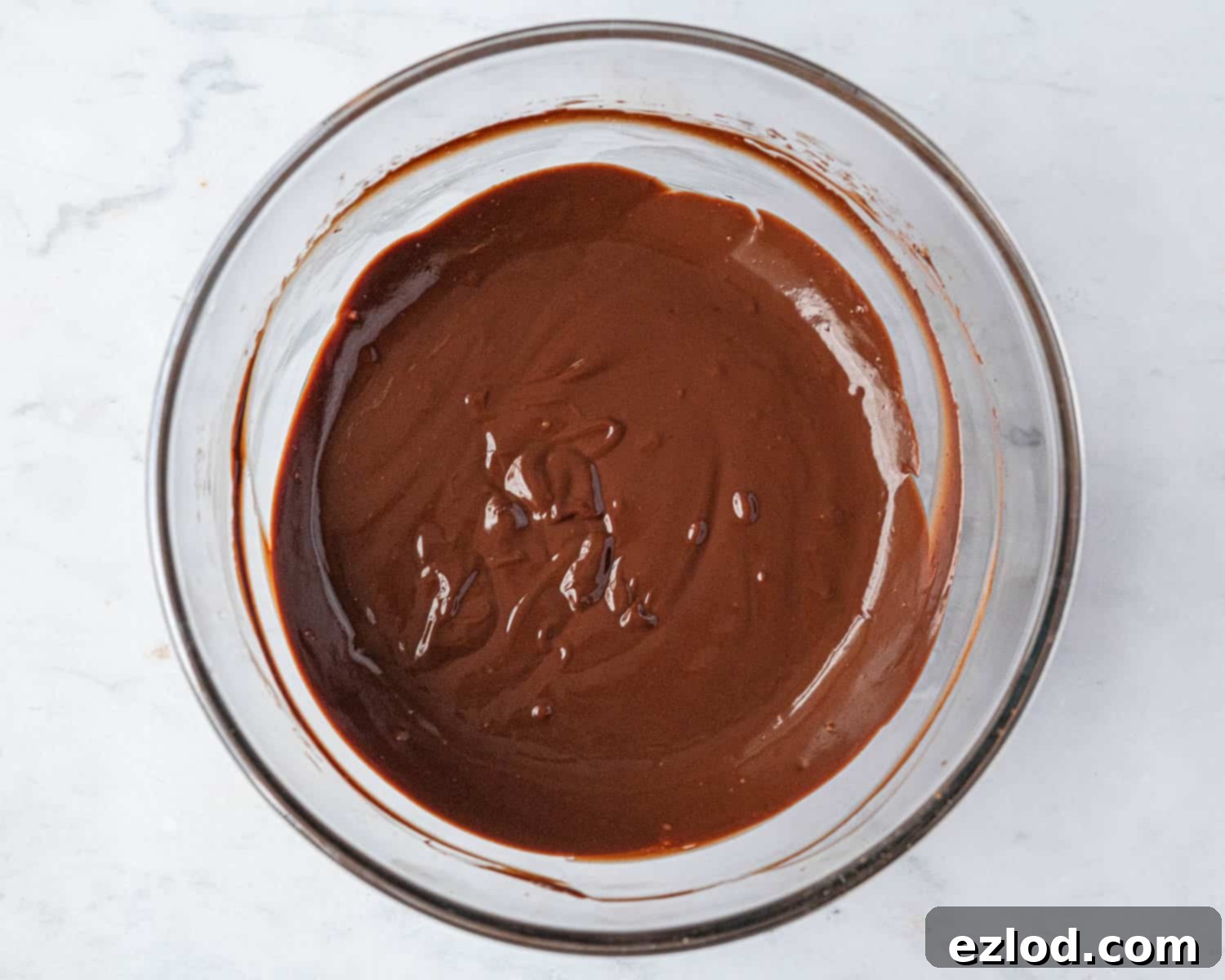 Styep 7, the finished ganache.