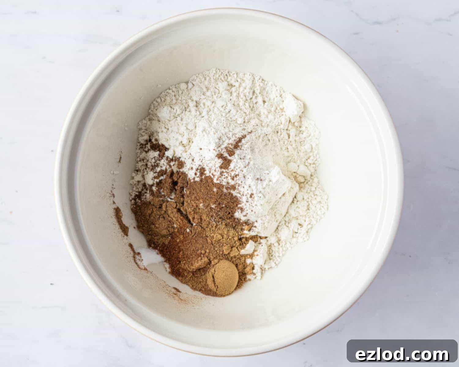 Step 1, the dry ingredients.