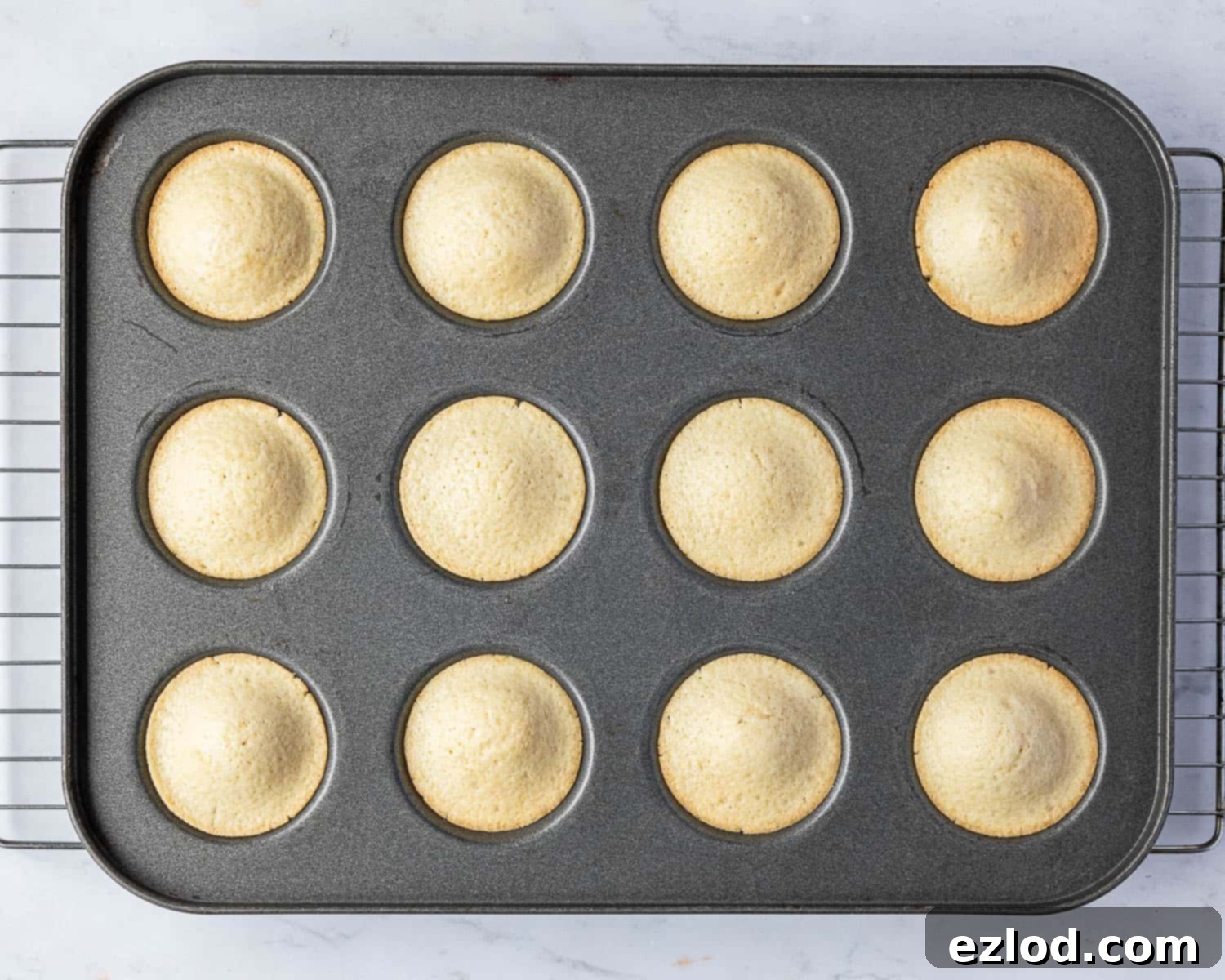Step 4, the baked cakes.