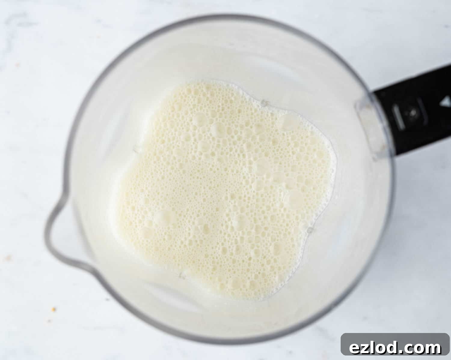 Tangy Vegan Key Lime Pie 8 Step 4, the blended filling.