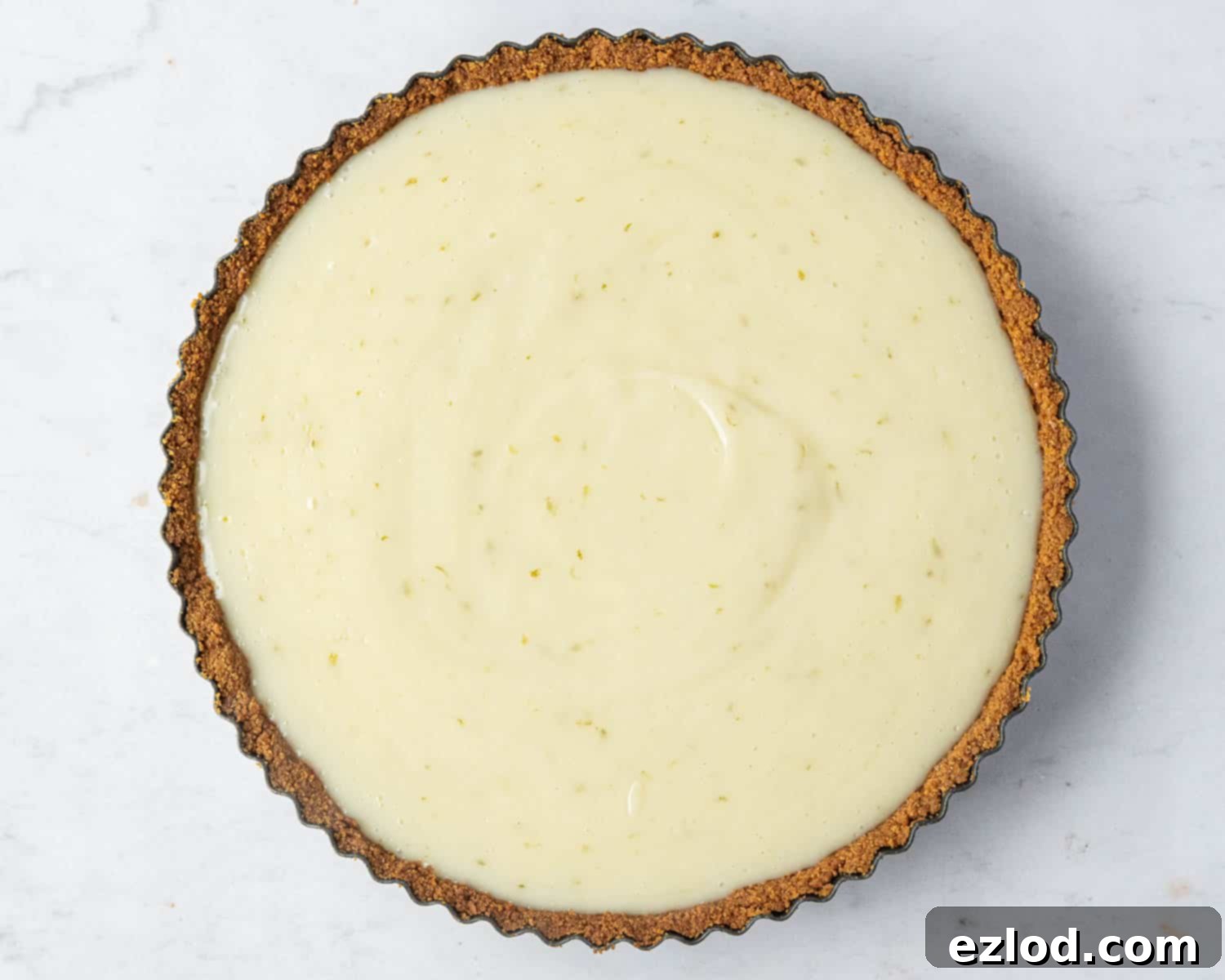 Tangy Vegan Key Lime Pie 10 Step 6, the assembled pie.