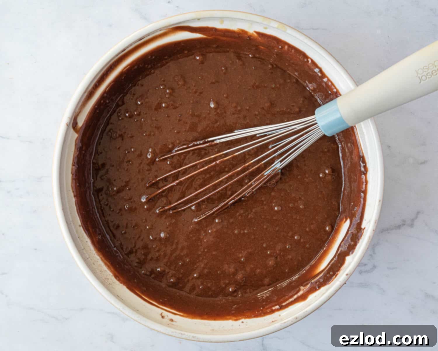 Step 2, the batter in a bowl.