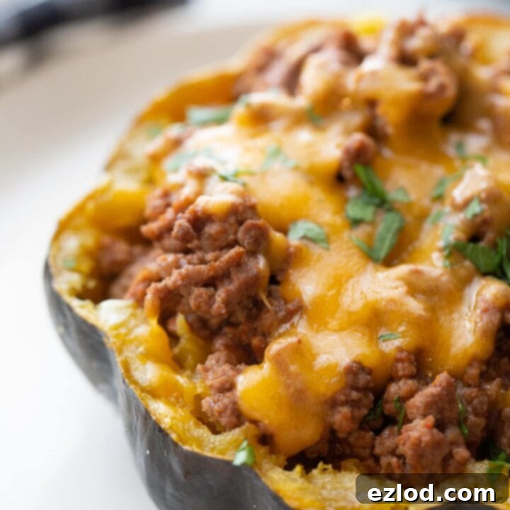 Taco Stuffed Acorn Squash
