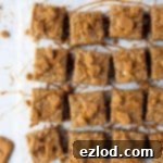 Biscoff flapjacks with Biscoff cookies.
