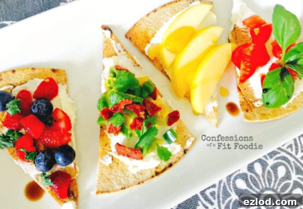 Delicious 21 Day Fix Mix and Match Ricotta Bruschetta with customizable toppings